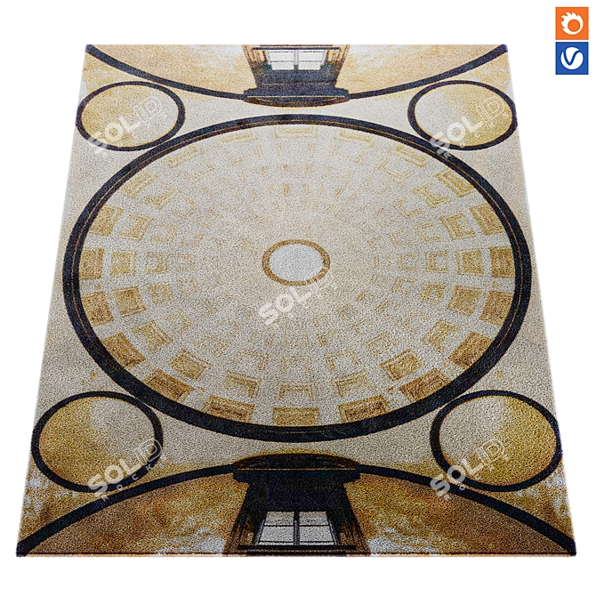 Opinion Ciatti Rug: Versatile Design 3D model image 1