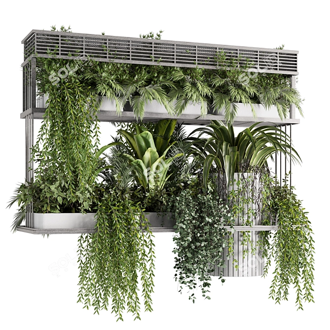 High-Quality Hanging Plant Models 3D model image 1