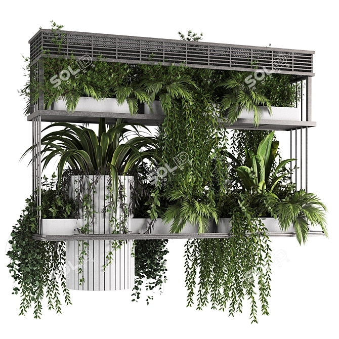 High-Quality Hanging Plant Models 3D model image 3