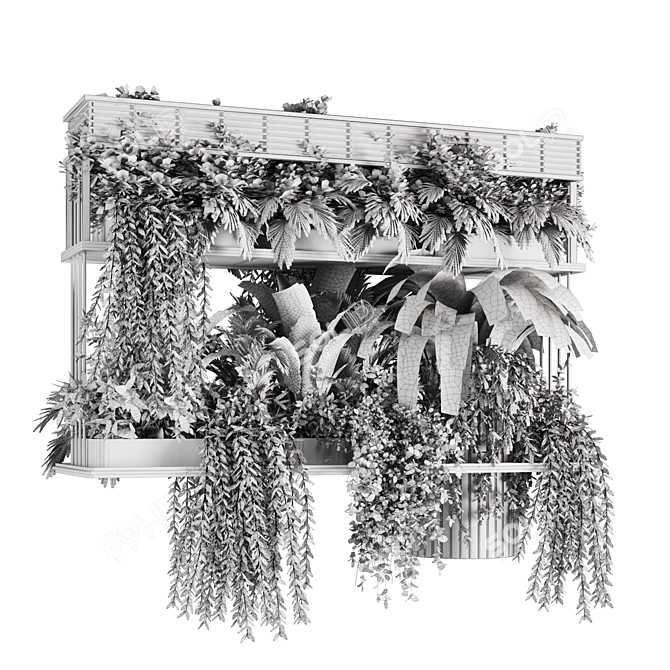 High-Quality Hanging Plant Models 3D model image 6