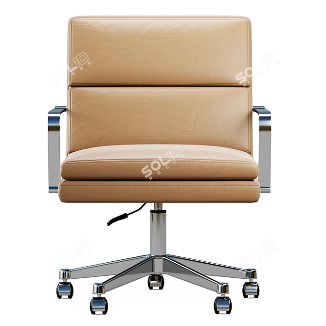 Modern Ergonomic Jude Desk Chair 3D model image 2