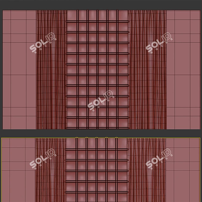 Decorative 3D Wall Panel 14 3D model image 2