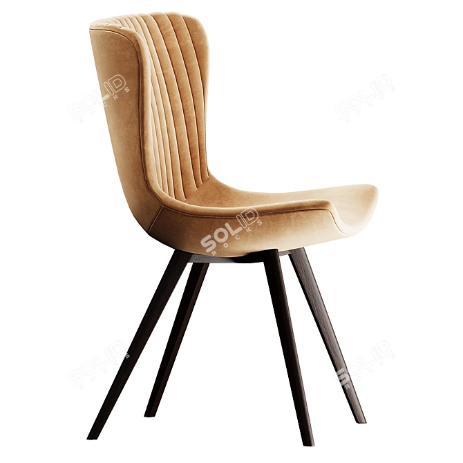 Sleek Bonaldo Colibri Chair 3D model image 2
