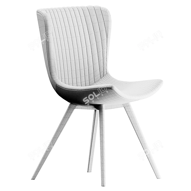 Sleek Bonaldo Colibri Chair 3D model image 5