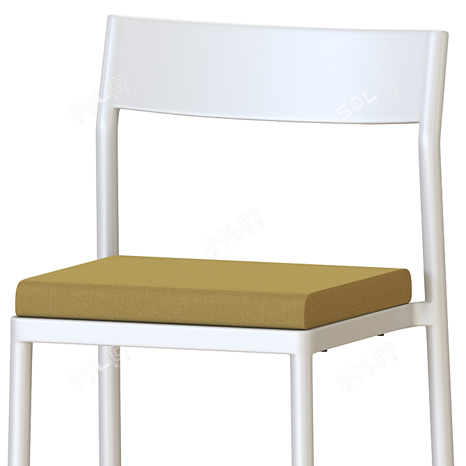 Modern Design Chair and Table 3D model image 2