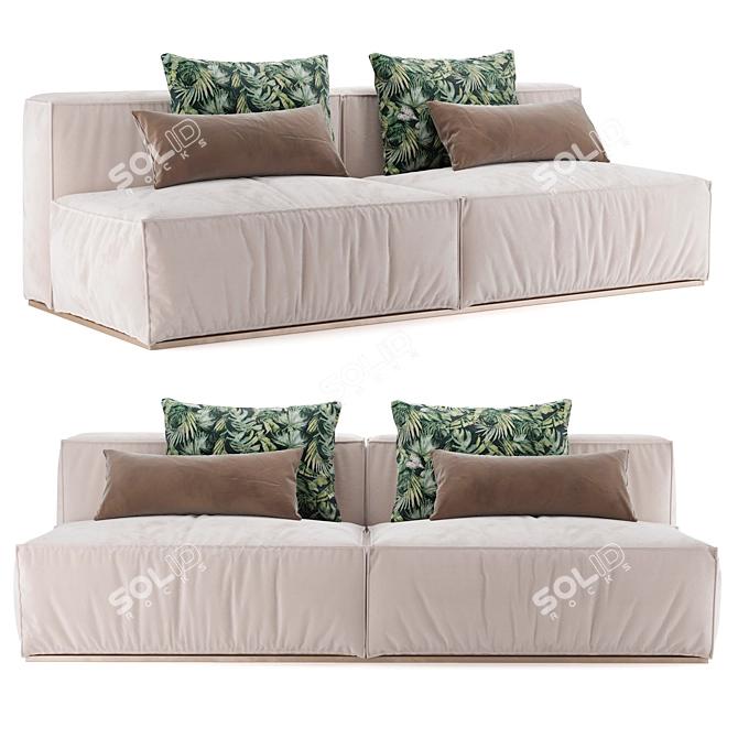 Alula Outdoor Sofa Collection 2023 3D model image 1