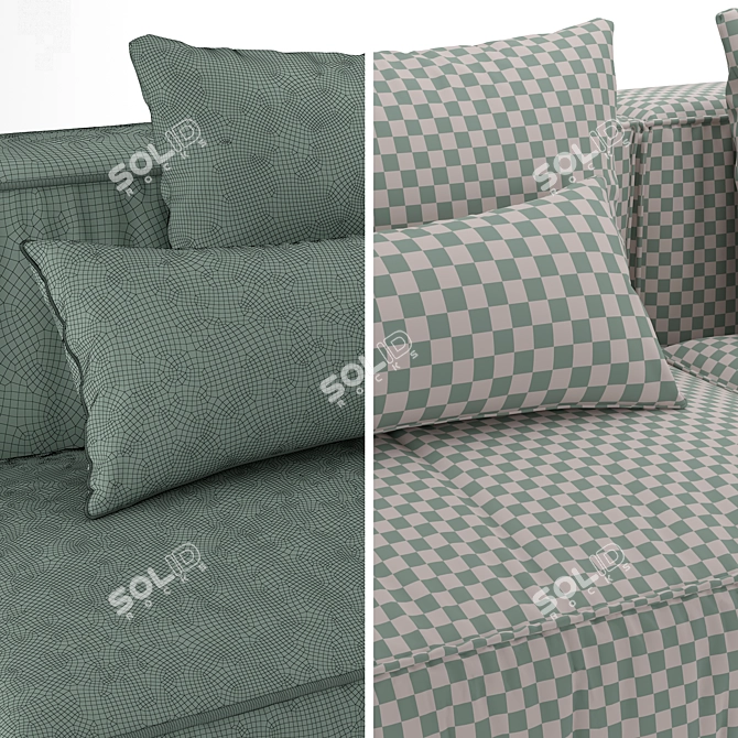 Alula Outdoor Sofa Collection 2023 3D model image 9