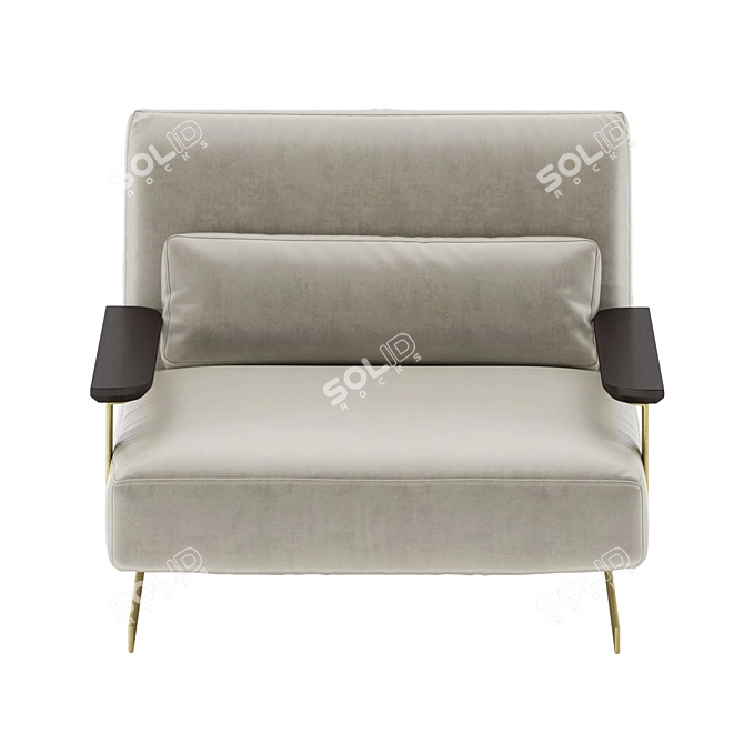 Savana Armchair 3D Model Download 3D model image 4