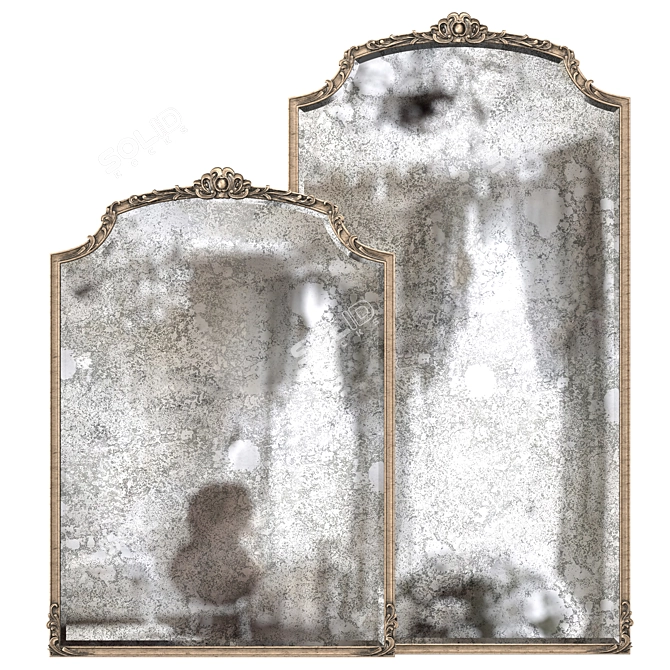 Elegant Andrea Fanfani Mirror 734 3D model image 1