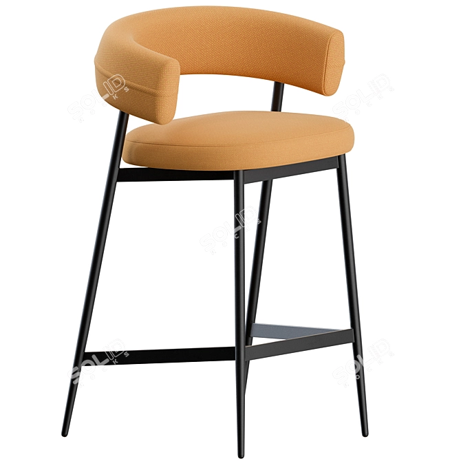 Zanotta Nena Stool Set 4 3D model image 3