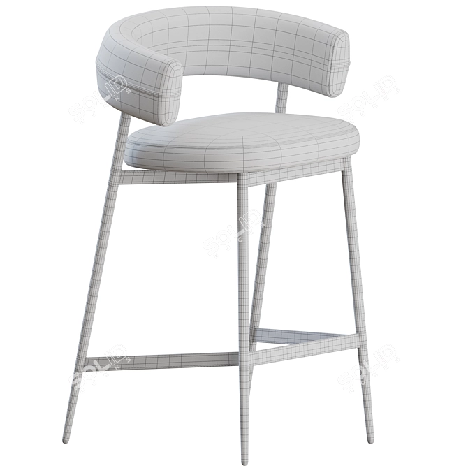 Zanotta Nena Stool Set 4 3D model image 6