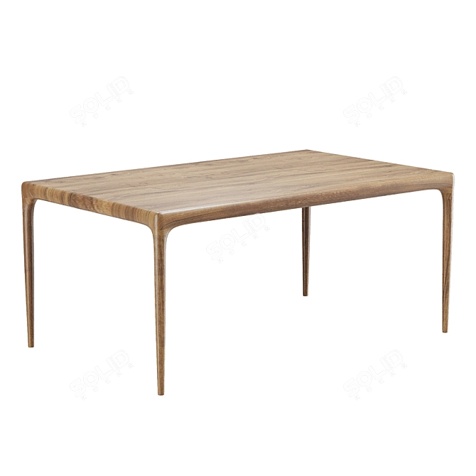 Boerum Dining Set Modern Design 3D model image 4