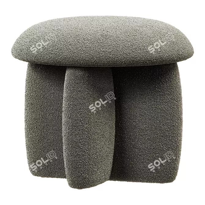 Elegant Madeline Ottoman for Sale 3D model image 1