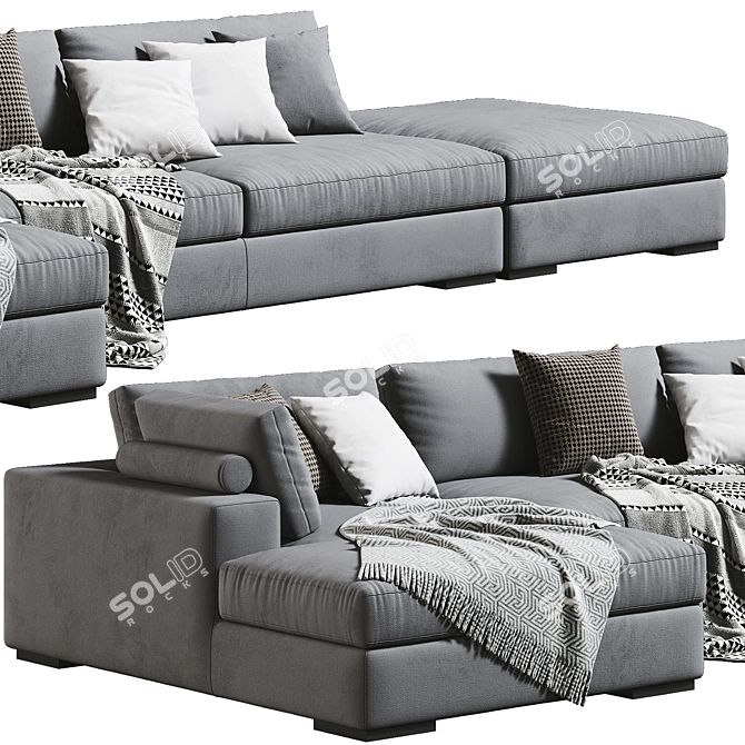 Elegant Marac Gordon Sofa Composition 3D model image 3