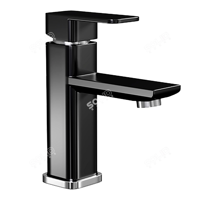  Stylish Tap & Shower Set 3D model image 3