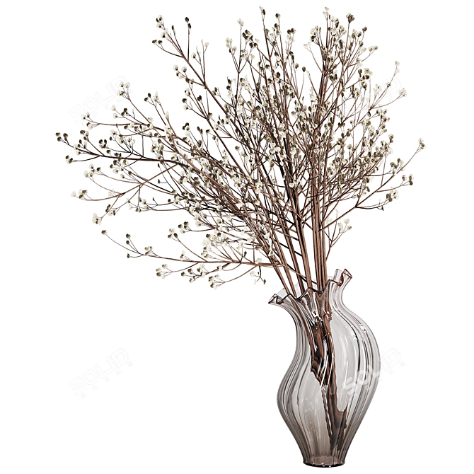 Elegant Decorative 3D Set 3D model image 6