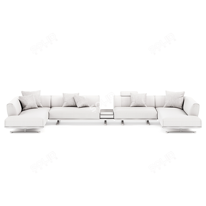 Modern Modular Sofa Set "TAKT S7 3D model image 6