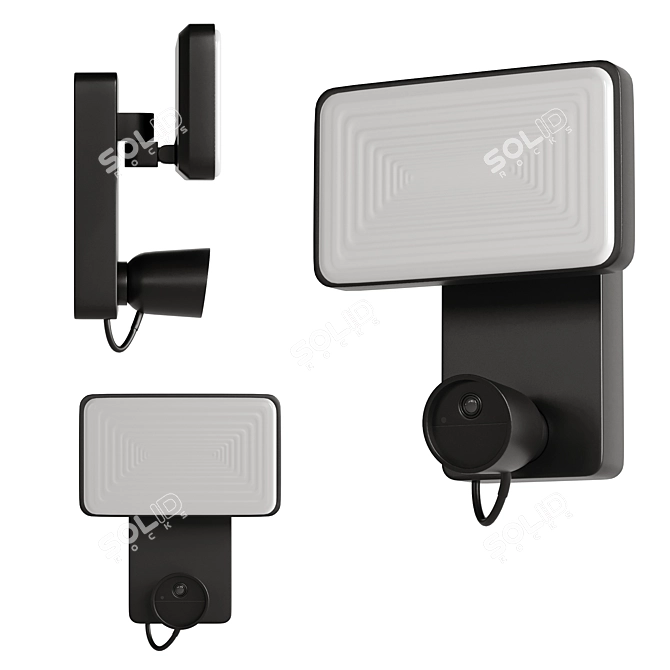 Smart Intercom Security System Kit 3D model image 4