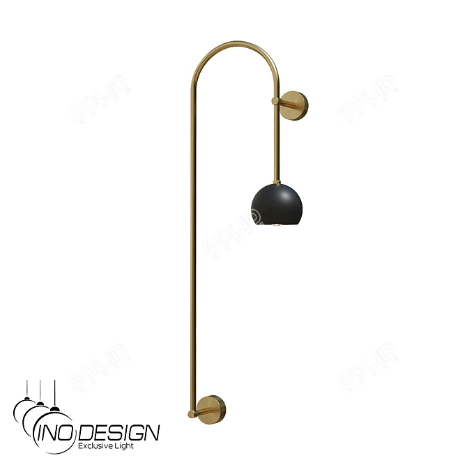 Inodesign Heimir 44.8014 Brass Pendant 3D model image 1