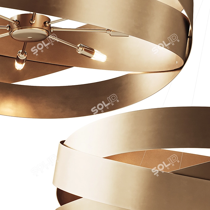 Elegant Pura Pendant Light 3D model image 5