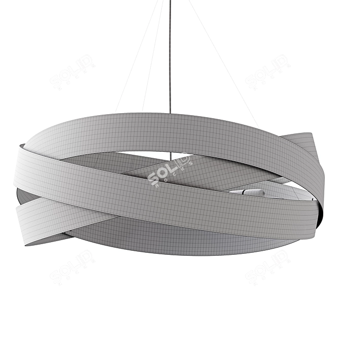 Elegant Pura Pendant Light 3D model image 6