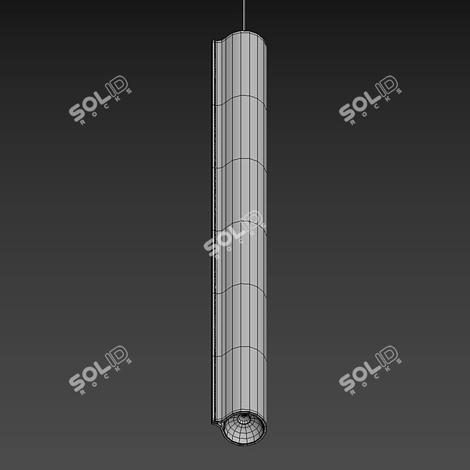 Locus R30 Leather Pendant Light 3D model image 5