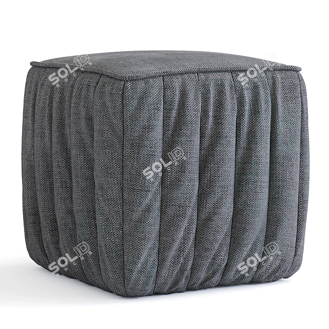 Stylish Pouf Vertical Furniture Model 3D model image 1