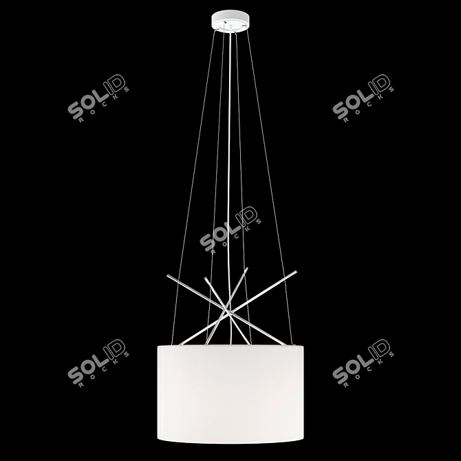 Elegant Flos Ray Pendant Light 3D model image 3