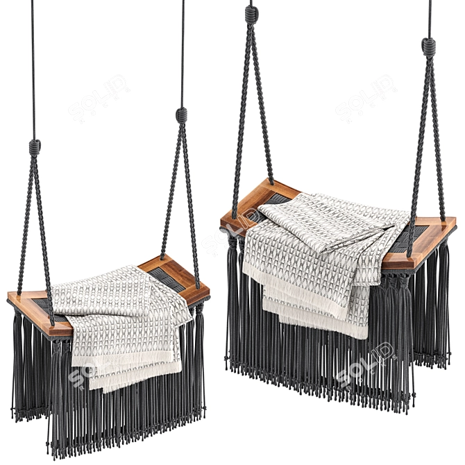 Elevate Outdoor Swing Furniture 3D model image 4