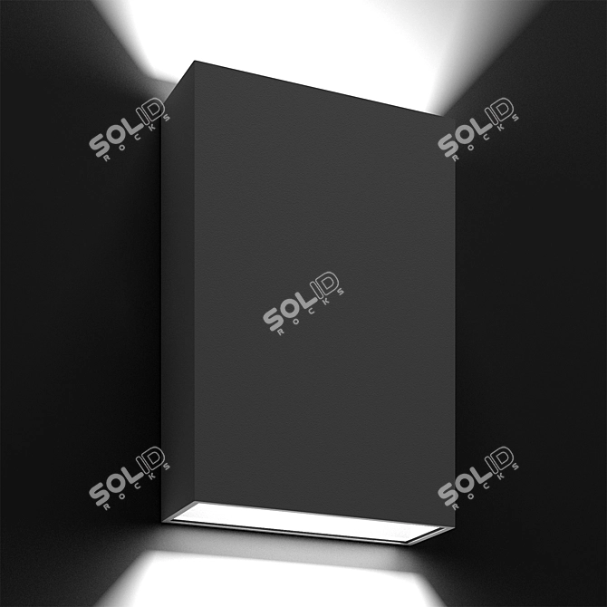 Outdoor Wall Light A2750AL-2WH 3D model image 3