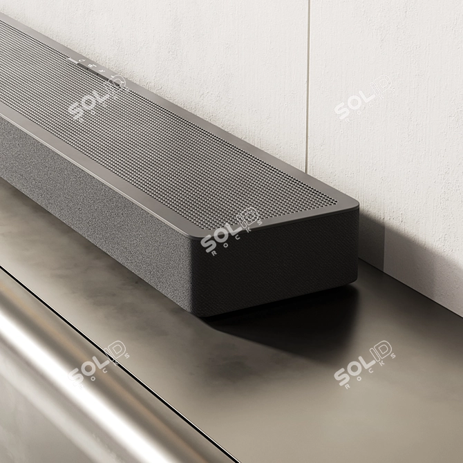 Loewe Klang Bar 3 TV Wall 3D model image 4