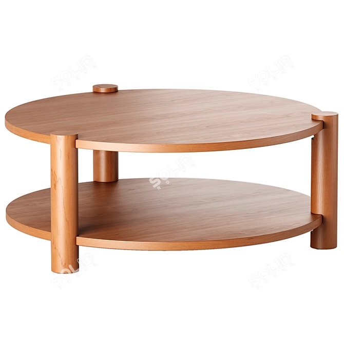 LUNDEN Modern Coffee Accent Tables 3D model image 5