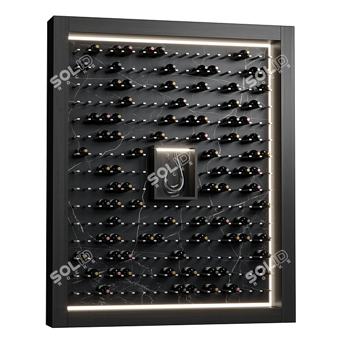 Wine Rack for Home or Restaurant 3D model image 1