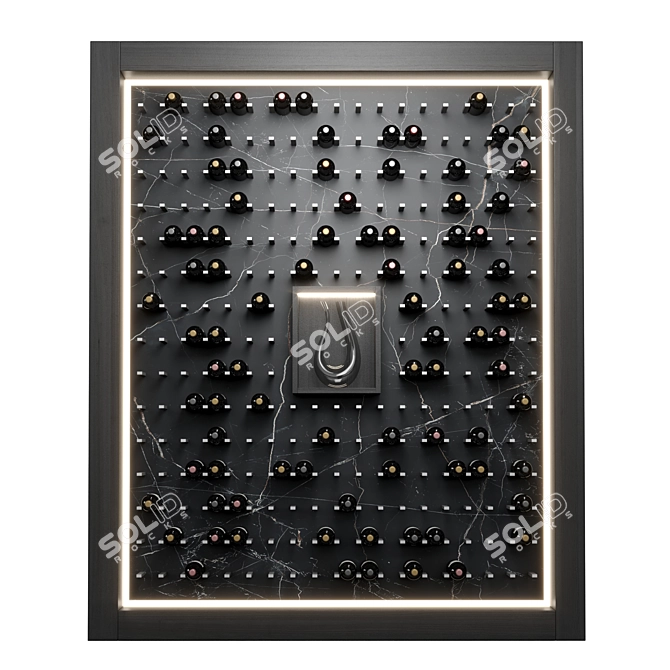 Wine Rack for Home or Restaurant 3D model image 2