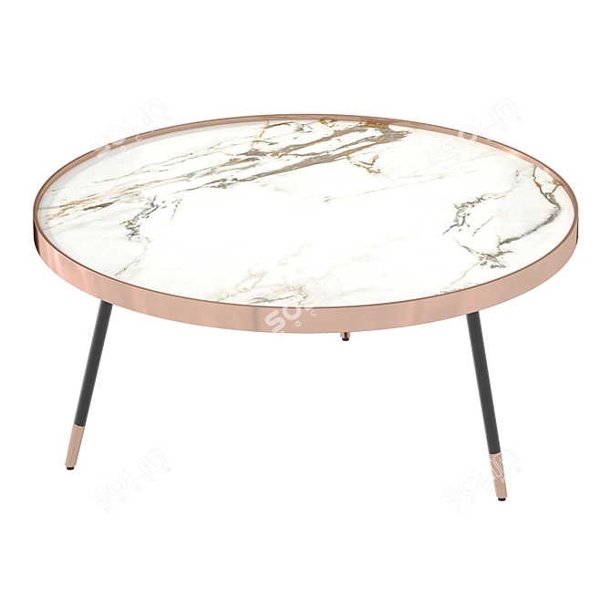 Carla Ceramic Coffee Table 3D model image 1