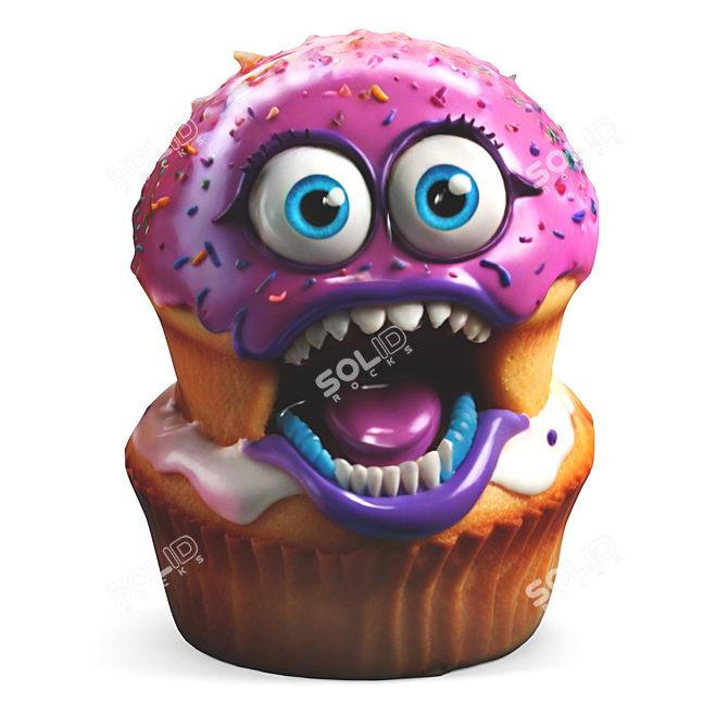  Monster Cake Figurines 3D model image 6