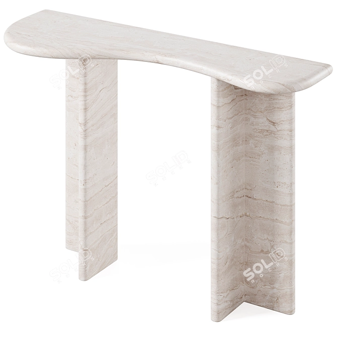 Elegant FARAH Console by Kasbah 3D model image 2