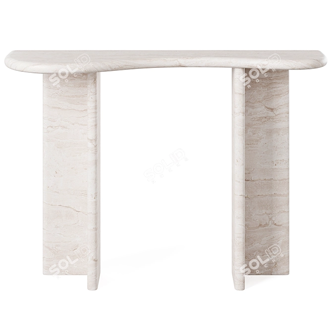 Elegant FARAH Console by Kasbah 3D model image 3