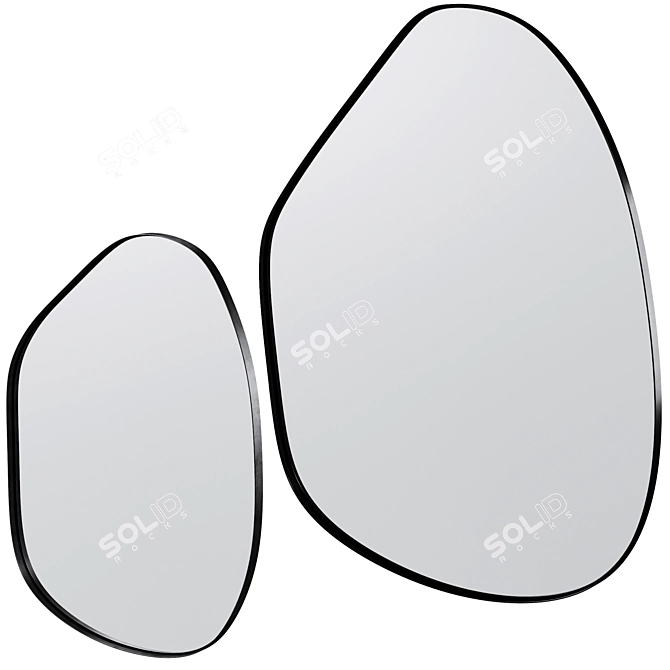 Kasbah Design Melia Wall Mirror 3D model image 1