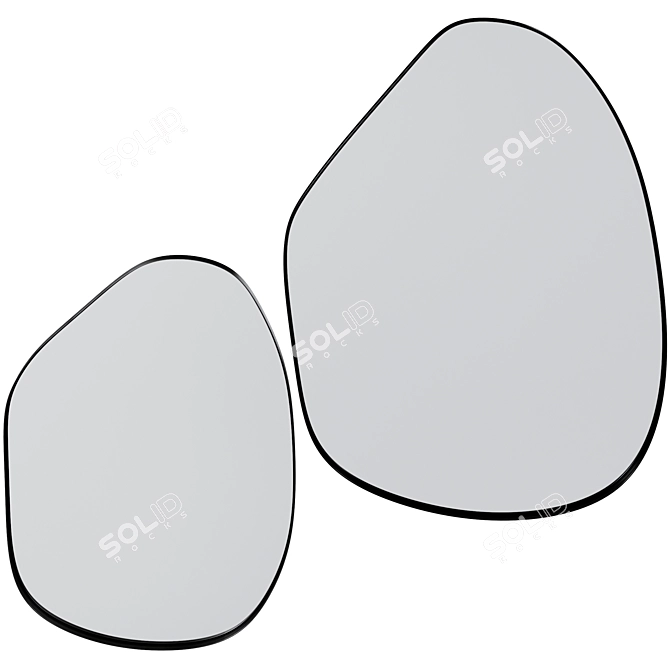 Kasbah Design Melia Wall Mirror 3D model image 2