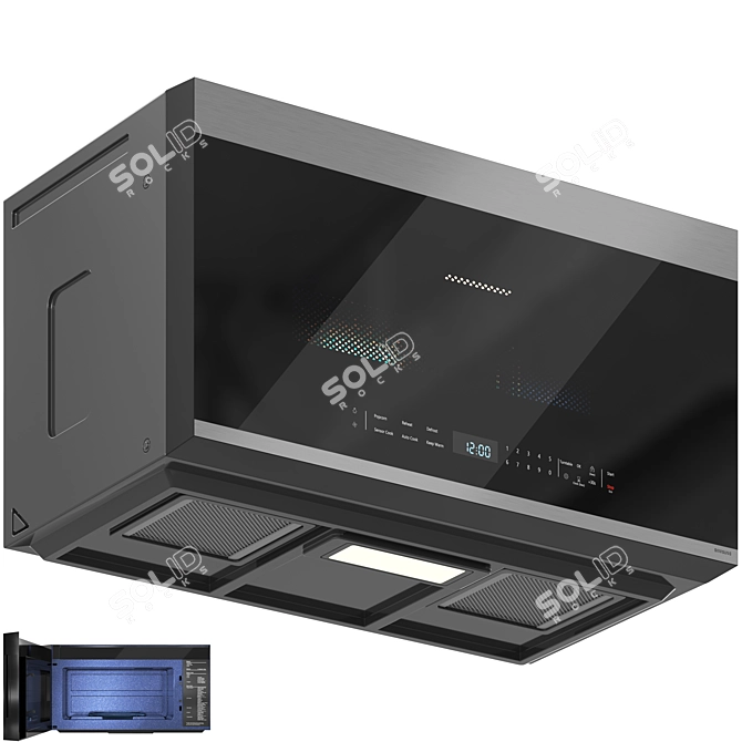 Samsung Smart Appliance Bundle 3D model image 4