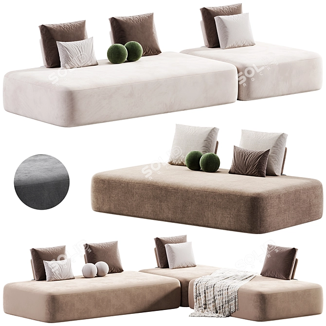 Modern Move Sofa 2015 Edition 3D model image 1