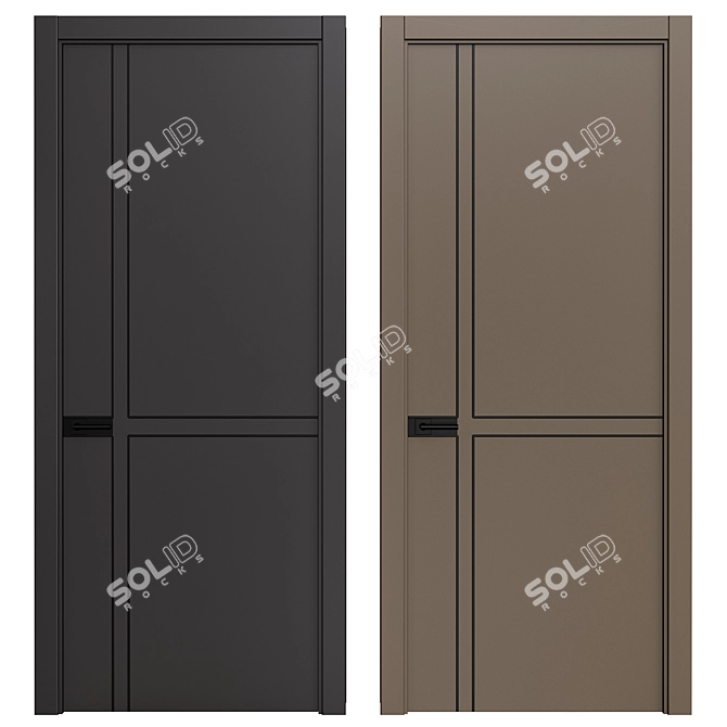 Interior Doors 3D Model 247 3D model image 2