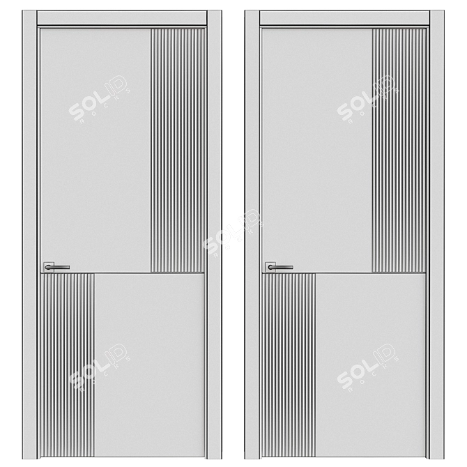 3D Interior Doors 249 Model 3D model image 5