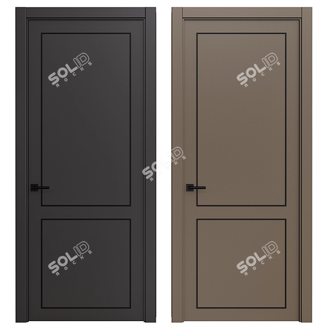 Interior Doors 3D Model 250 3D model image 2