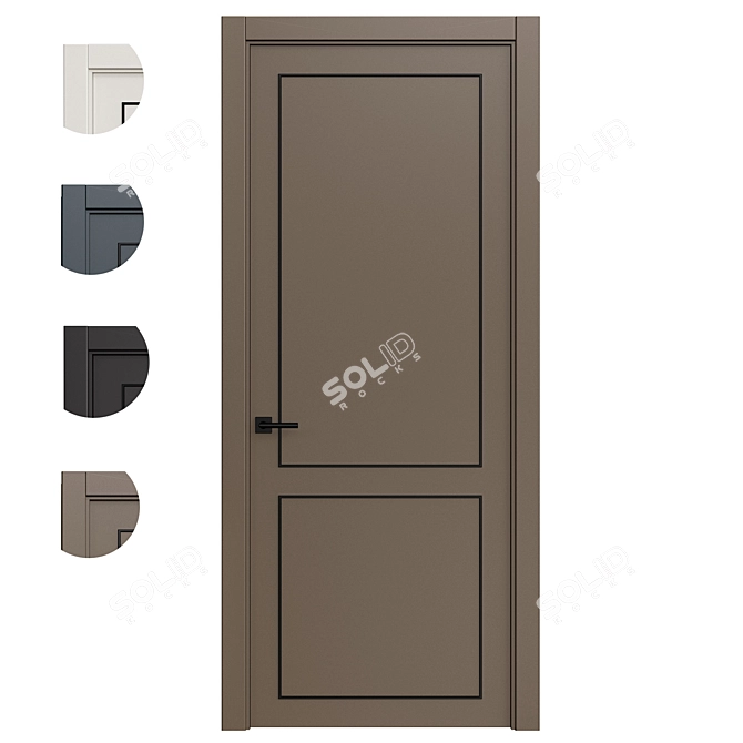 Interior Doors 3D Model 250 3D model image 4