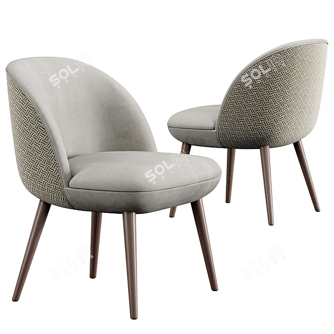 Elegant PALAIS ROYAL Dining Set 3D model image 2