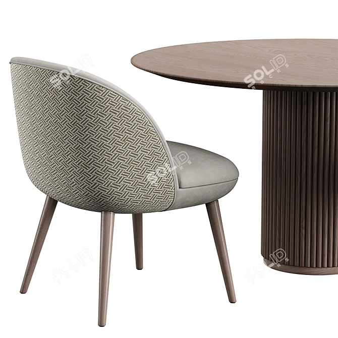 Elegant PALAIS ROYAL Dining Set 3D model image 3