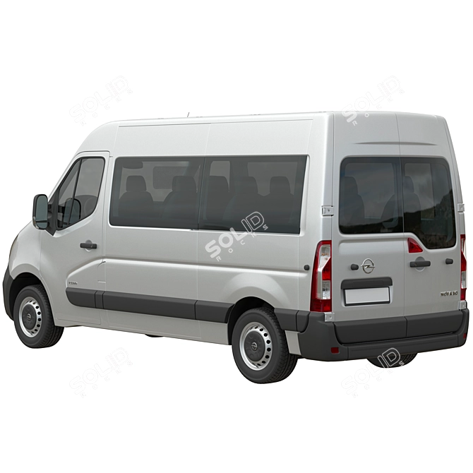 Opel Movano Minibus 2020 Restyling 3D model image 3