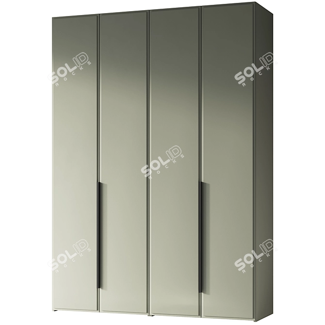 Minimalistic Entryway Furniture Set 3D model image 1